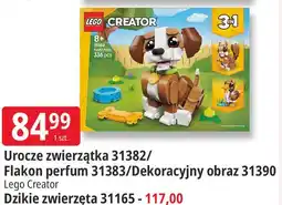E.Leclerc Urocze zwierzątka 31382 / Flakon perfum 31383 / Dekoracyjny obraz 31390 Lego Creator oferta