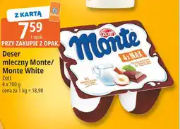 E.Leclerc Deser mleczny Monte / Monte White Zott oferta