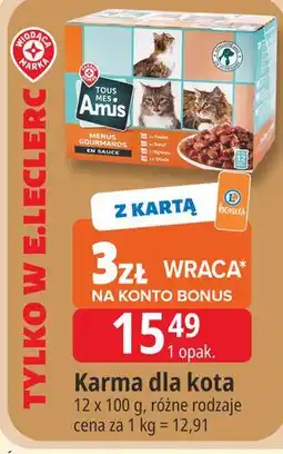 E.Leclerc Karma dla kota Tous Mes Amis oferta