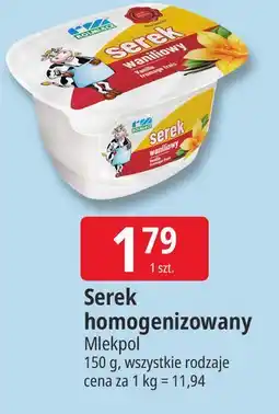E.Leclerc Serek homogenizowany Mlekpol oferta