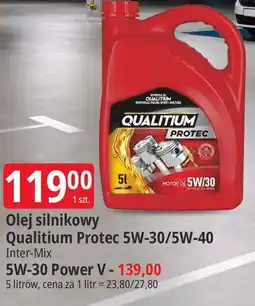 E.Leclerc Olej silnikowy Qualitium Protec 5W-30/5W-40 oferta