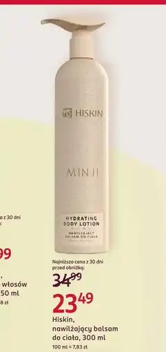 Rossmann Balsam do ciała Hiskin oferta