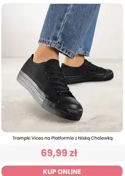 Renee Trampki Vices na Platformie z Niską Cholewką oferta