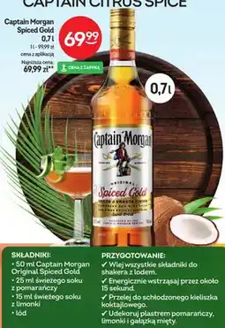 Żabka Rum Captain Morgan Spiced Gold oferta