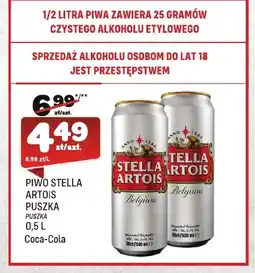 Społem Piwo Stella Artois oferta