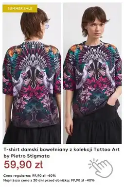 Medicine T-shirt damski bawełniany z kolekcji Tattoo Art by Pietro Stigmata oferta