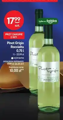 Żabka Wino białe wytrawne Pinot Grigio Roccialta oferta
