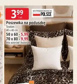 E.Leclerc Poszewka na poduszkę Textim 40x40 cm oferta