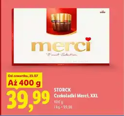 Lidl Czekoladki Merci XXL Storck oferta