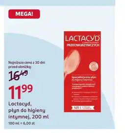 Rossmann Płyn do higieny intymnej Lactacyd oferta