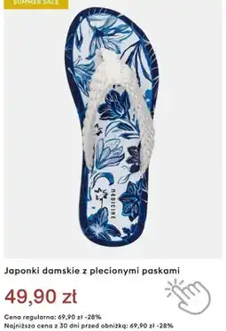 Medicine Japonki damskie z plecionymi paskami Medicine oferta
