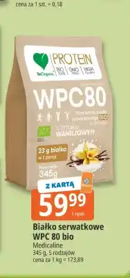 E.Leclerc Białko serwatkowe WPC 80 bio BeOrganic o smaku waniliowym oferta
