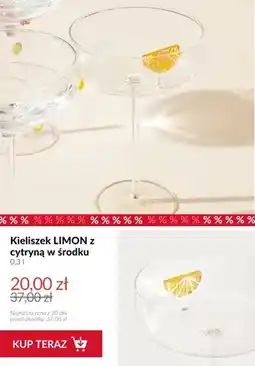Homla Kieliszek Limon z cytryną w środku oferta