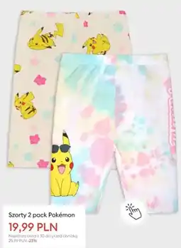 Sinsay Szorty dziecięce Pokémon 2-pak oferta