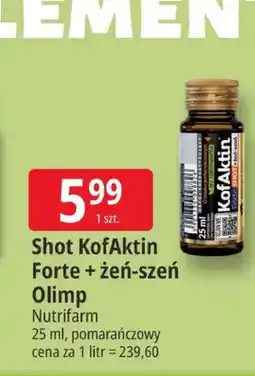 E.Leclerc Shot KofAktin Forte + żeń-szeń Olimp pomarańczowy oferta