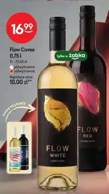 Żabka Wino białe półwytrawne Flow White oferta