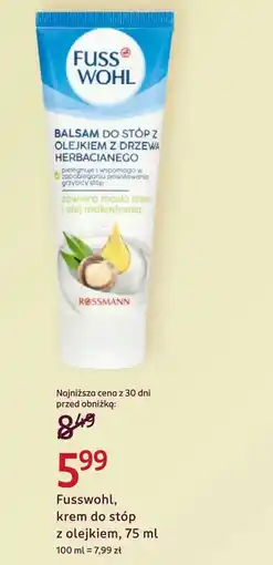 Rossmann Balsam do stóp Fusswohl oferta