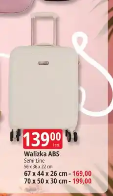 E.Leclerc Walizka ABS Semi Line 67x44x26 cm oferta