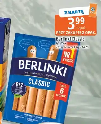 E.Leclerc Parówki Berlinki Classic oferta
