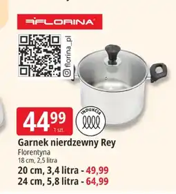 E.Leclerc Garnek nierdzewny Rey Florentyna 24 cm oferta
