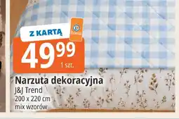 E.Leclerc Narzuta dekoracyjna J&J Trend 200x220 cm oferta