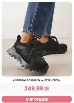 Renee Buty damskie zamszowe sneakersy w stylu Chunky Renee oferta