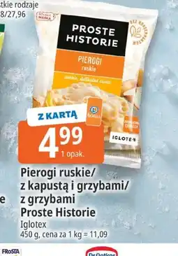 E.Leclerc Pierogi z kapustą i grzybami Proste Historie oferta