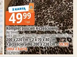 E.Leclerc Komplet pościeli 4-częściowej J&J Trend 160x200 cm oferta