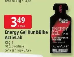 E.Leclerc Żel energetyczny Energy Gel Run&Bike ActivLab truskawkowy oferta