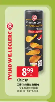 E.Leclerc Chipsy ziemniaczane Chaque Jour papryka oferta