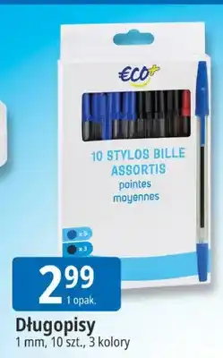 E.Leclerc Długopisy Eco+ 10-pak oferta