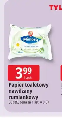 E.Leclerc Papier toaletowy nawilżany Mimosa Rumiankowy oferta