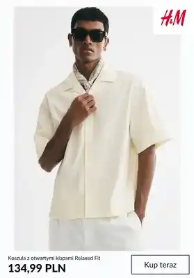 Koszula z otwartymi klapami Relaxed Fit H&M