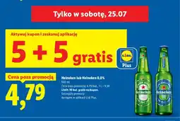 Lidl Piwo Heineken oferta