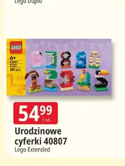 E.Leclerc Klocki Lego Extended Urodzinowe cyferki 40807 oferta
