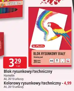 E.Leclerc Blok techniczny biały Herlitz A4 oferta