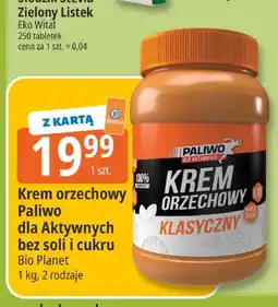 E.Leclerc Krem orzechowy Paliwo dla Aktywnych bez soli i cukru Bio Planet oferta
