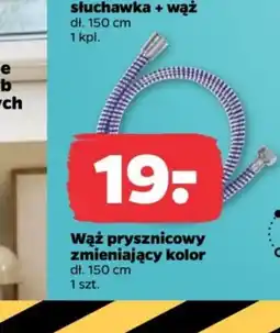 Netto Wąż prysznicowy zmieniający kolor oferta