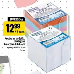 Polomarket Kostka w pudełku nieklejona kolorowa lub biała oferta