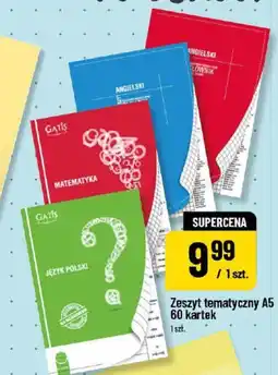 Polomarket GATIS Zeszyt tematyczny A5 oferta