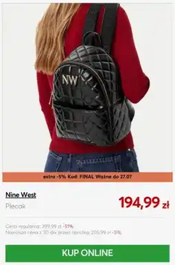 eobuwie Plecak Nine West oferta