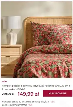 Home&You Komplet pościeli z bawełny satynowej Porishko home&you oferta