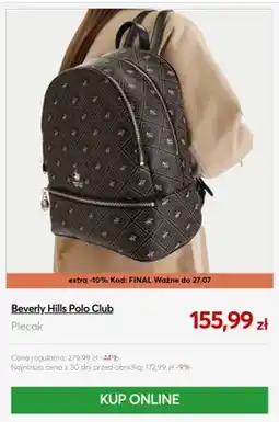 eobuwie Plecak Beverly Hills Polo Club oferta
