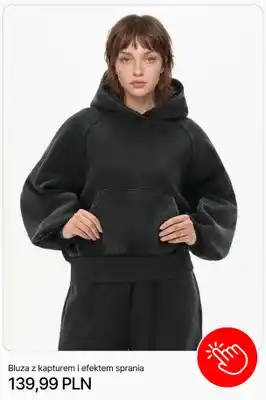 Cropp Bluza z kapturem i efektem sprania Cropp oferta