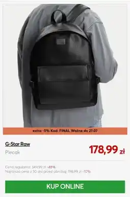 eobuwie Plecak G-Star Raw oferta