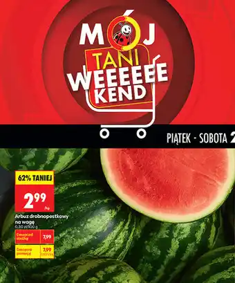 Biedronka Arbuz drobnopestkowy na wagę oferta