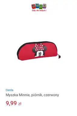 Smyk Cerda Myszka Minnie, piórnik, czerwony oferta