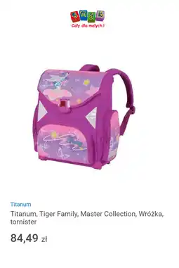 Smyk Titanum, Tiger Family, Master Collection, Wróżka, tornister oferta