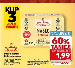 Kaufland Masło ekstra 82% Stąd takie Dobre! oferta