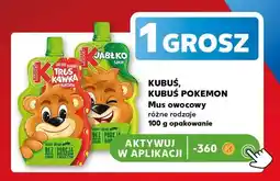 Kaufland Mus owocowy Kubuś Jabłko Banan oferta